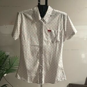 Short sleeve Women’s Dixxon anchor button up